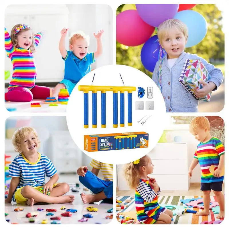 Reflex Challenge Game Drop Sticks Game Hand Eye Coordination Training Reaction Reflex Nerve Exercise Catching Sticks Game Toy