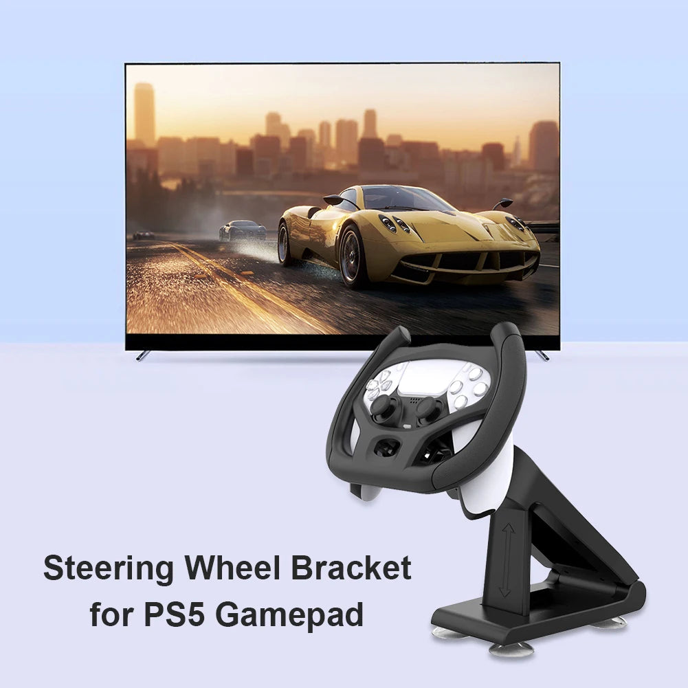 Racing Steering Wheels for PS5 Gamin Multi Axis Steering Wheel Controller Handle with Bracket for Playstation 5 Game Accessories