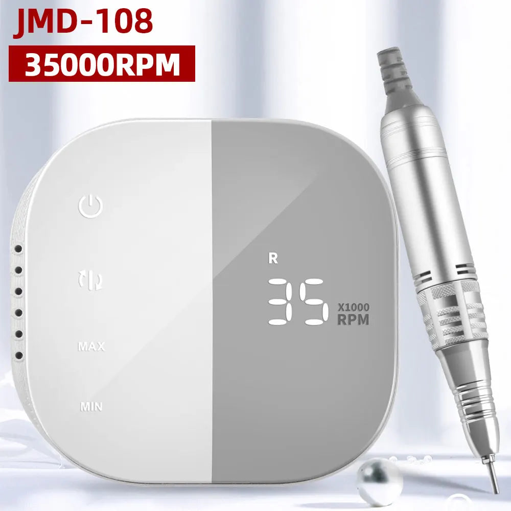 New Fashion Nail Drill 35000 RPM HD Display Touch Screen Electric Drill Machine for Nails Nail Sander Professional Manicure Set