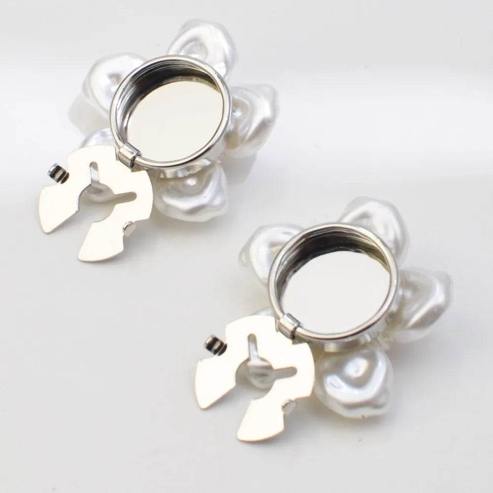 Elegant Pearl Cufflinks – Timeless Shirt Button Covers for Men & Women