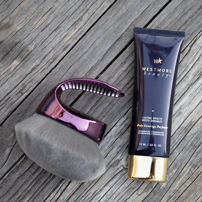 1pc Professional Face Body Makeup Brush Foundation Large Mushroom Head Blending Applicator Ultra-Soft Body Lotion Makeup Brush