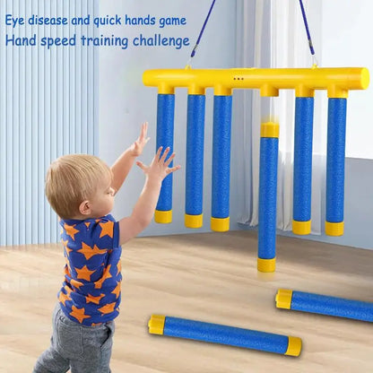 Reflex Challenge Game Drop Sticks Game Hand Eye Coordination Training Reaction Reflex Nerve Exercise Catching Sticks Game Toy