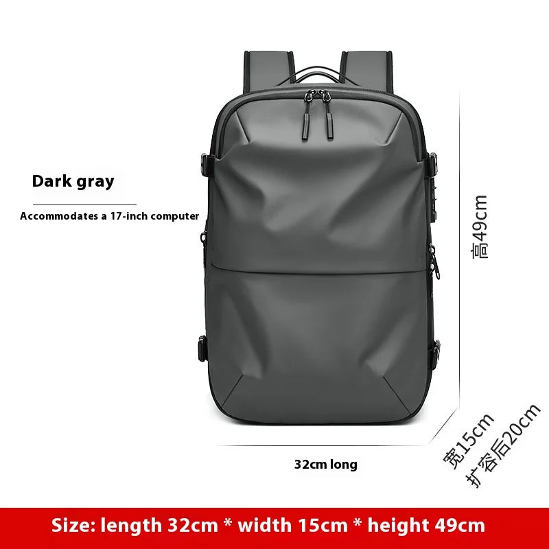 Travel Vacuum Compression Backpack with Electric Pump – Expandable, Waterproof &amp; Fashionable