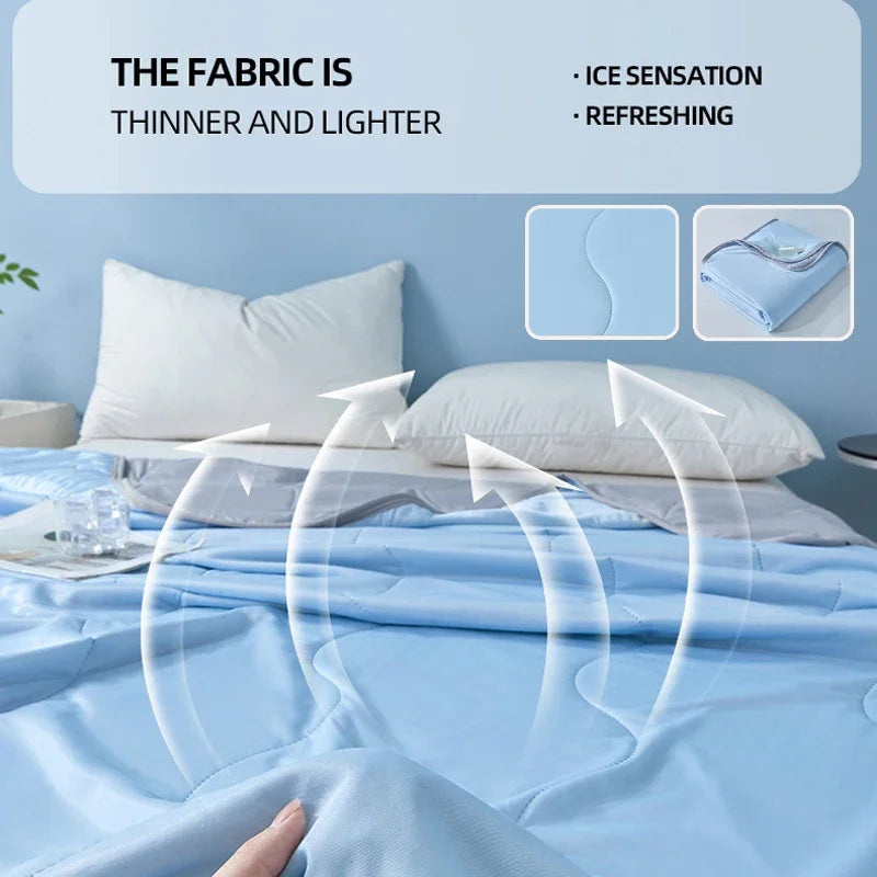 Ultimate Summer Cool Blanket – Double-Sided Breathable Air-Conditioned Comfort