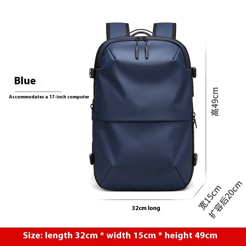 Travel Vacuum Compression Backpack with Electric Pump – Expandable, Waterproof &amp; Fashionable
