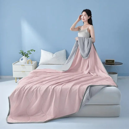 Ultimate Summer Cool Blanket – Double-Sided Breathable Air-Conditioned Comfort