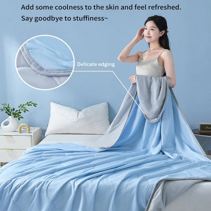 Ultimate Summer Cool Blanket – Double-Sided Breathable Air-Conditioned Comfort