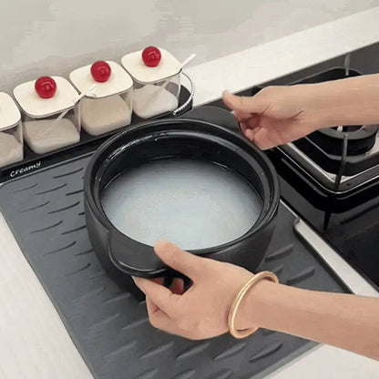 Multi-Functional Foldable Silicone Drainage Mat – Ultimate Kitchen Companion