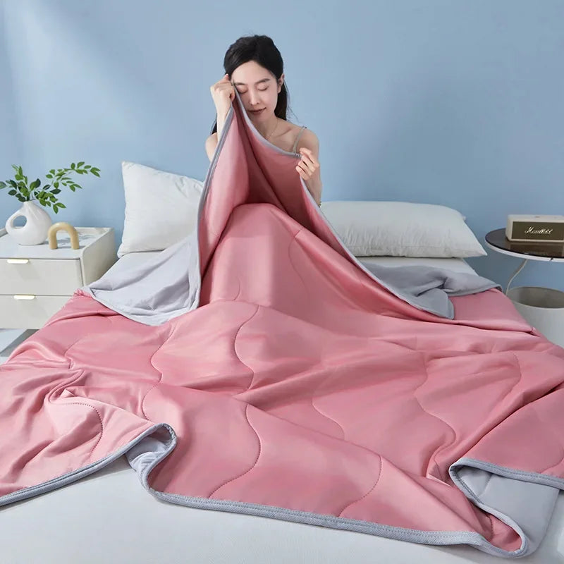 Ultimate Summer Cool Blanket – Double-Sided Breathable Air-Conditioned Comfort