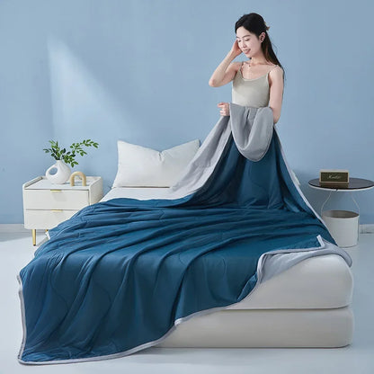 Ultimate Summer Cool Blanket – Double-Sided Breathable Air-Conditioned Comfort