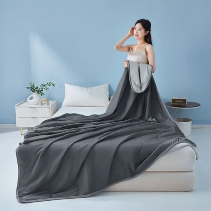 Ultimate Summer Cool Blanket – Double-Sided Breathable Air-Conditioned Comfort