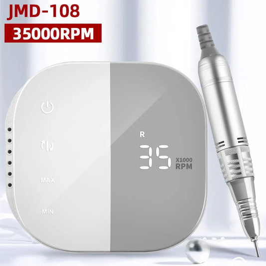 New Fashion Nail Drill 35000 RPM HD Display Touch Screen Electric Drill Machine for Nails Nail Sander Professional Manicure Set