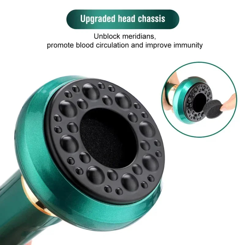 Intelligent Electric Cupping Device Vacuum Negative Pressure Meridian Dredging Heating Function Household Electrical Cupping Set