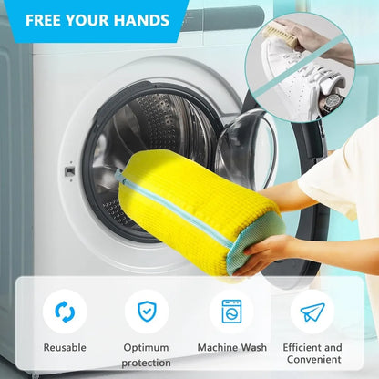 Durable Shoe Washing Machine Bag – Protect &amp; Clean All Shoe Types Effortlessly