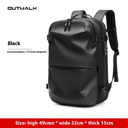 Travel Vacuum Compression Backpack with Electric Pump – Expandable, Waterproof &amp; Fashionable