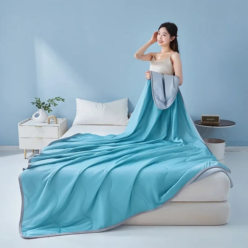 Ultimate Summer Cool Blanket – Double-Sided Breathable Air-Conditioned Comfort