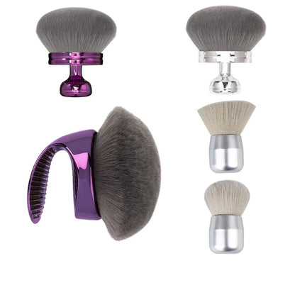 1pc Professional Face Body Makeup Brush Foundation Large Mushroom Head Blending Applicator Ultra-Soft Body Lotion Makeup Brush