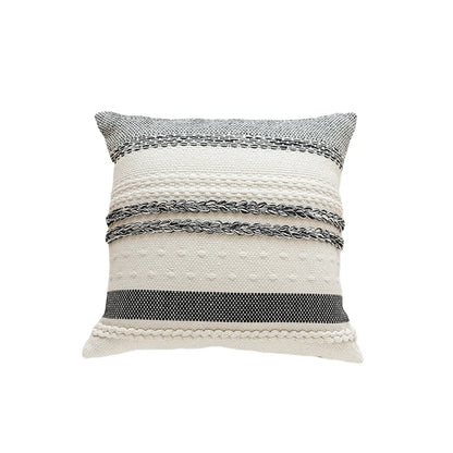 Elegant Stripe Throw Pillowcase – Light Luxury for Home &amp; Car Décor