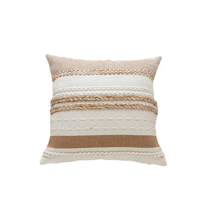 Elegant Stripe Throw Pillowcase – Light Luxury for Home &amp; Car Décor