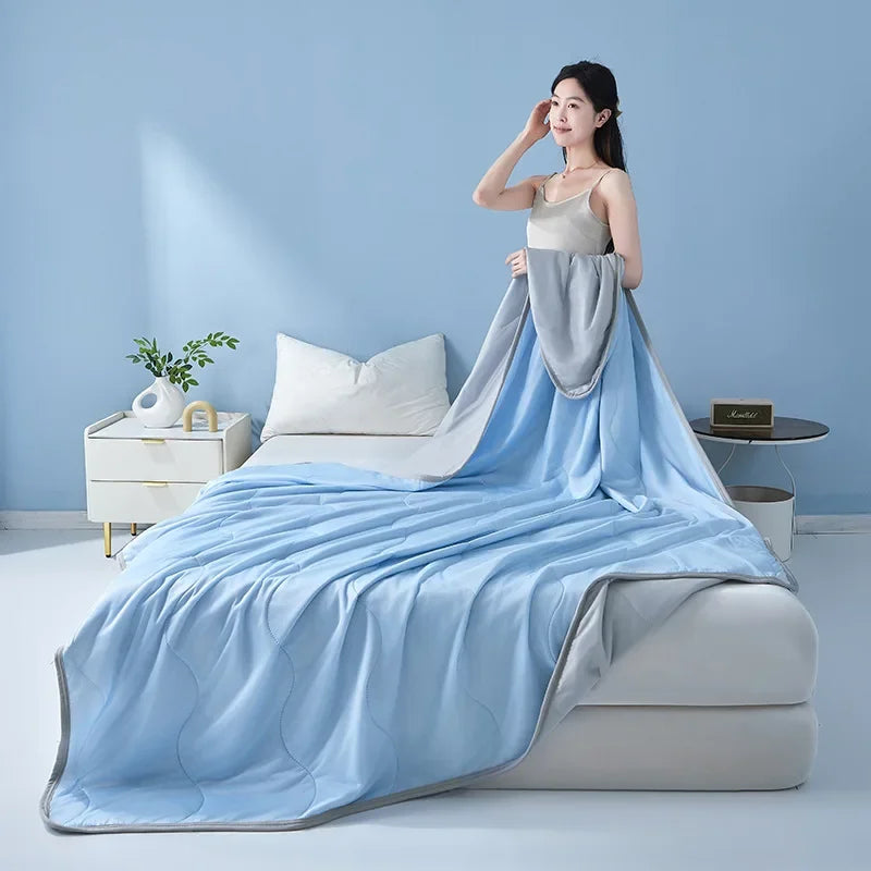 Ultimate Summer Cool Blanket – Double-Sided Breathable Air-Conditioned Comfort