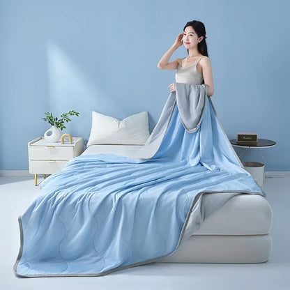 Ultimate Summer Cool Blanket – Double-Sided Breathable Air-Conditioned Comfort