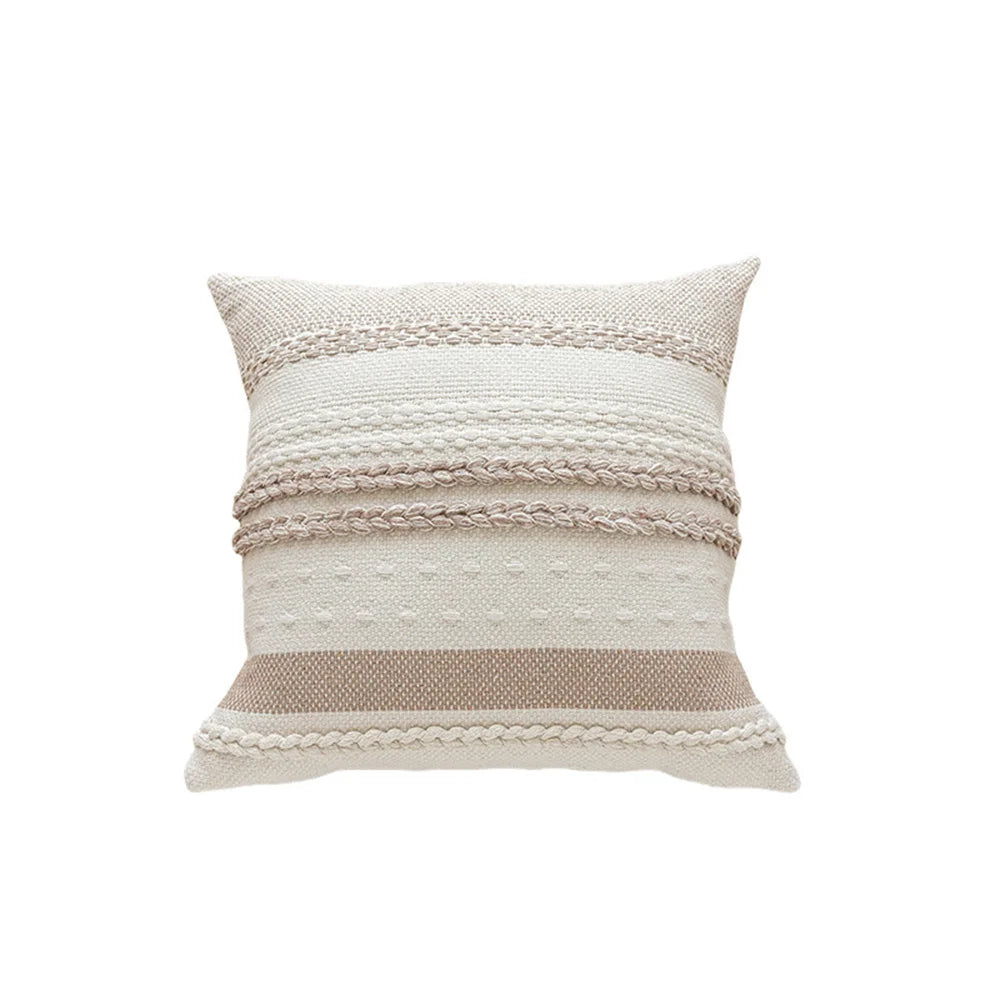 Elegant Stripe Throw Pillowcase – Light Luxury for Home &amp; Car Décor